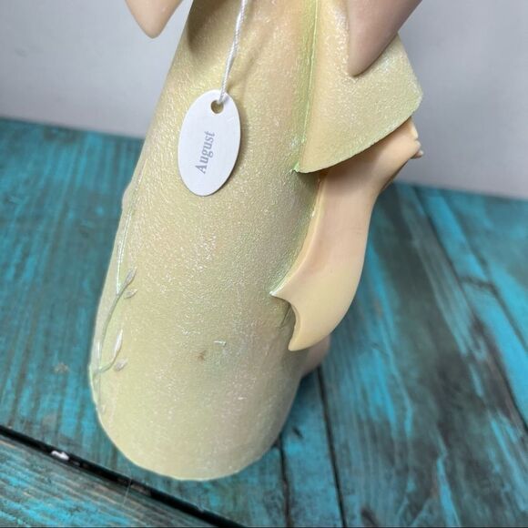 ENESCO Foundations Monthly Angel Figurine- August Birthday - Picture 7 of 9